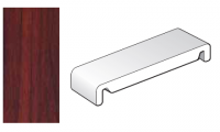 404mm Rosewood Replacement Fascia Board - Double Ended - 1m length