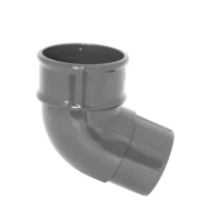 Floplast Anthracite Grey Round Downpipe 112.5 Offset Bend