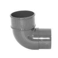 Floplast Anthracite Grey Round Downpipe 92.5 Offset Bend