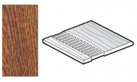 10mm FloPlast Golden Oak Vented Soffit Boards