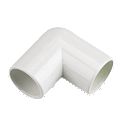 21.5mm FloPlast White Overflow Pipe 90° Bend