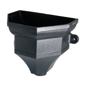 FloPlast Cast Iron Effect Ogee Hopper with fixing lugs