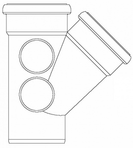 FloPlast 110mm Soil 135 Branch