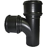 FloPlast Cast Iron Effect Soil Pipe 92.5 Double Socket Branch NO Side Bosses