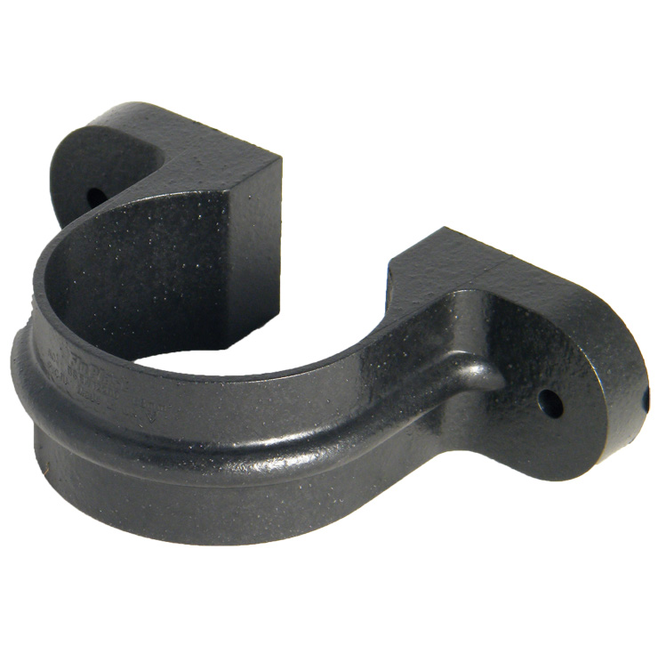 FloPlast Cast Iron Effect Round Downpipe Clip pvcbuildingproducts.co.uk