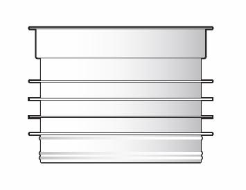 Square Pvc Chamber Riser FloPlast 200mm Chamber Riser with Integrated Rubber Ring (for MAC ...
