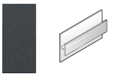FloPlast Anthracite Grey Cladding Centre Joint Trim - 5m length ...