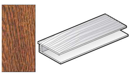 FloPlast PVC Edge Fillet Golden Oak 20mm x 5M