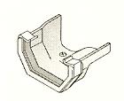 Square Line Gutter Adaptor Square to Cast Iron Ogee L/H