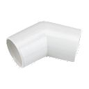 21.5mm FloPlast White Overflow Pipe 135° Bend
