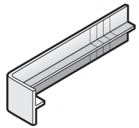 300mm White Capping Fascia Board Straight / Butt Joint Cover