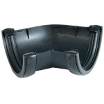 FloPlast Cast Iron Effect Half Round Gutter 135 Corner