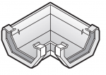 114mm Square Gutter 90 Corner