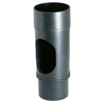 FloPlast Cast Iron Effect 68mm Round Downpipe Access Fitting