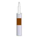 BROWN Silicone 310ml tube