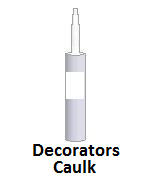 Decorators Caulk - White - 300ml tube