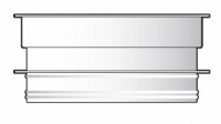 FloPlast 100mm Chamber Riser with Integrated Rubber Ring (for MAC)
