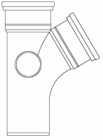 FloPlast 110mm Soil 112.5 Branch