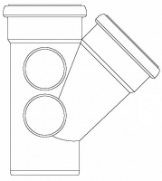 FloPlast 110mm Soil 135 Branch