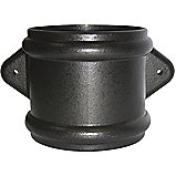 FloPlast Cast Iron Effect Soil Pipe Double Socket Coupling