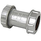 FloPlast Chrome Effect Compression Coupling Joint - 40mm