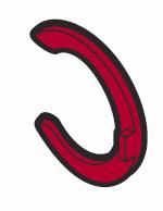 FloPlast Flo-Fit 10mm Red Collet Clip for PE-X Barrier Pipe Fittings. Bag of 50.