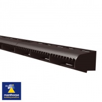 Manthorpe Over Fascia Vent - 1mtr Black